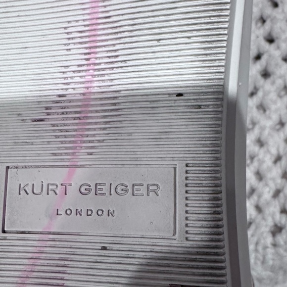KURT GEIGER LONDON size 42  USA 10 Women's White Sneakers with Rainbow Accents - Picture 11 of 15